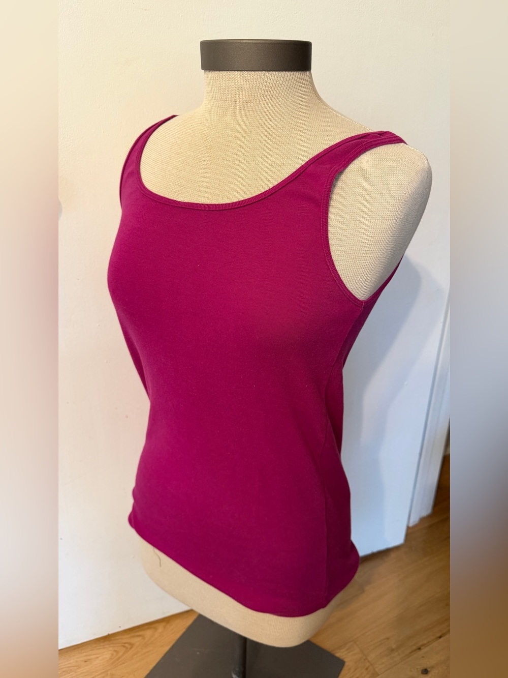 Eileen Fisher Magenta Scoop Neck Tank